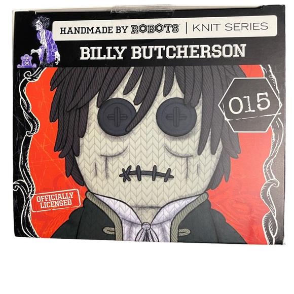 Handmade by Robots Hocus Pocus Billy Butcherson #015 Knit Series Vinyl Figure - Picture 3 of 3